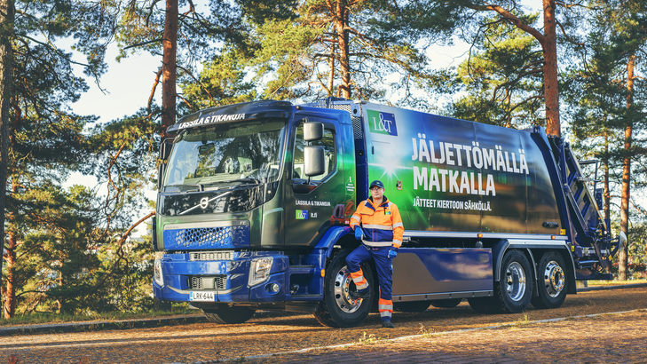 L&T:n Lahden yksiköstä löytyy Suomen ensimmäinen sähköinen jäteauto